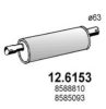 ASSO 12.6153 Middle Silencer